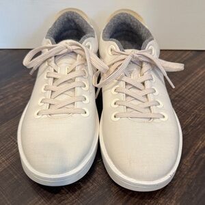 Allbirds Women's Cream and Gray Sneakers